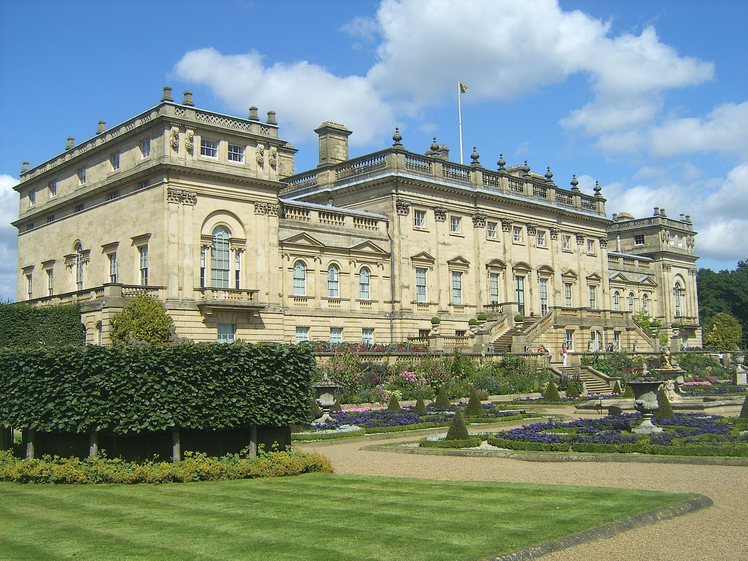 Harewood House, Seen From The Garden